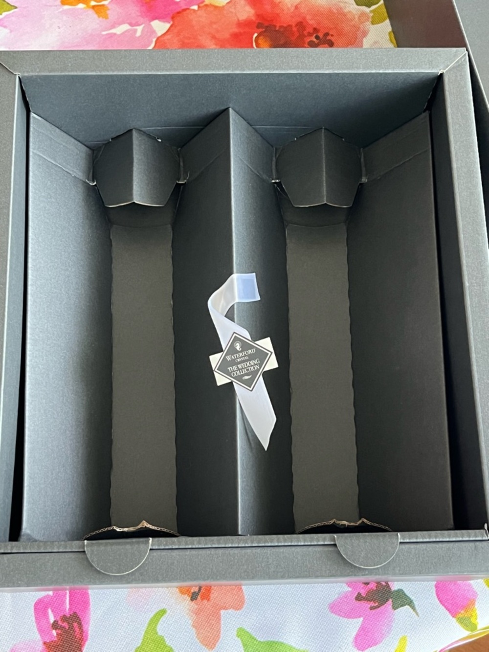 NIB Waterford Wedding Toasting Flutes made in Ireland - Picture 10 of 12
